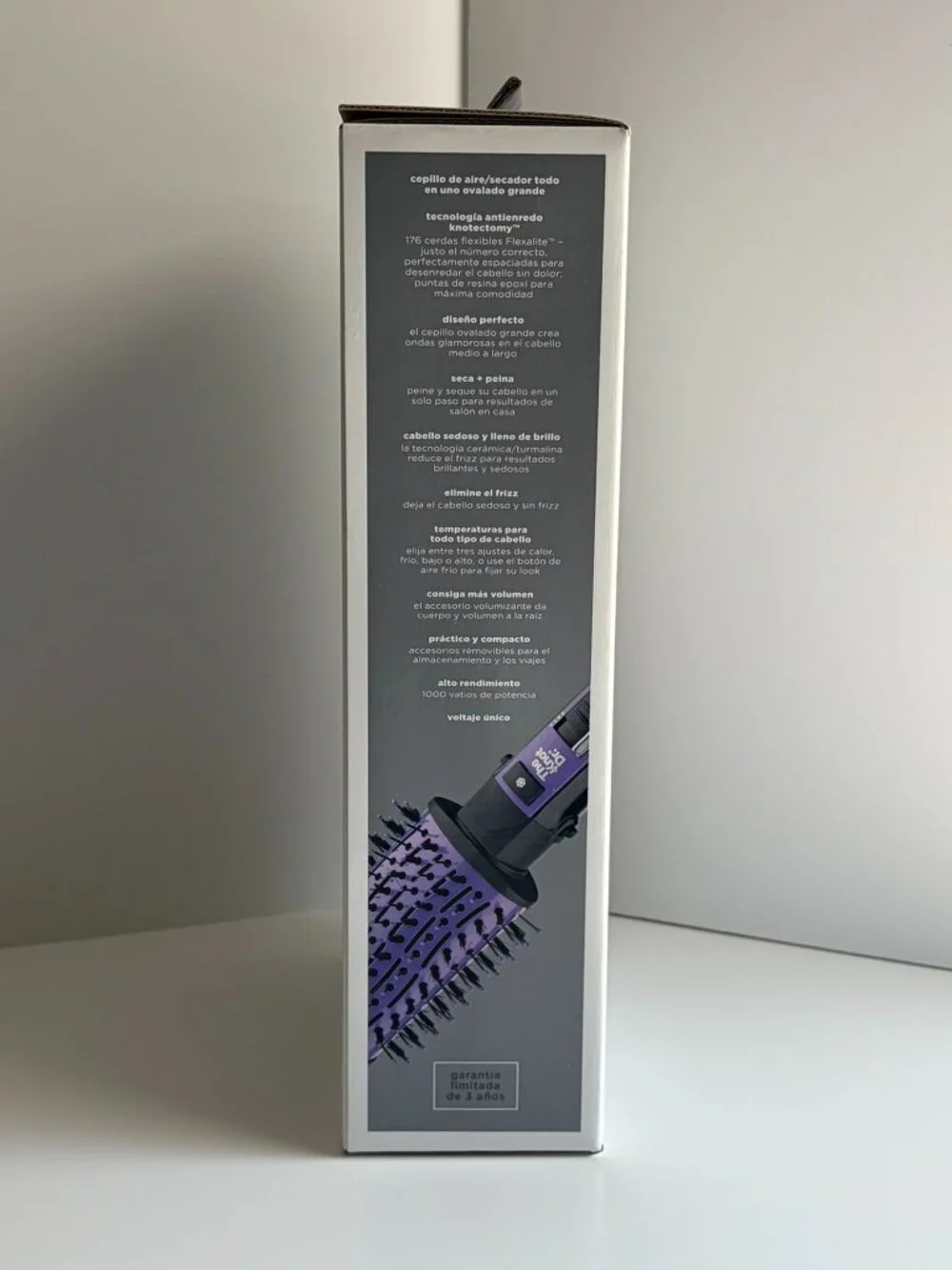 NIB Infiniti Pro by Conair The Knot Dr Oval Hot Air Dryer Brush Purple 1000W